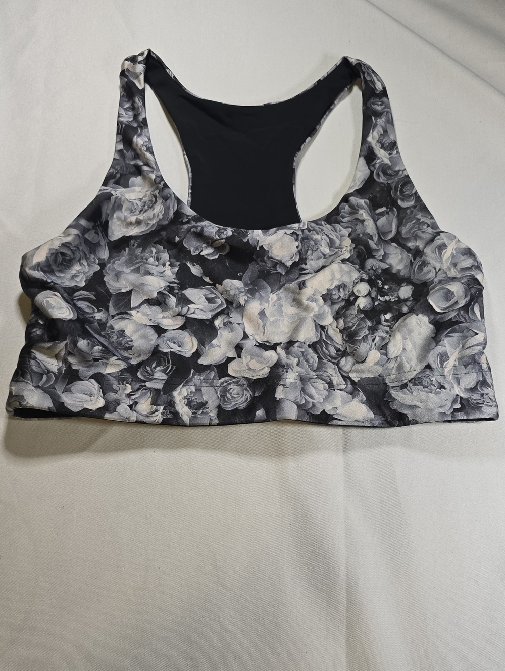 Terez Monochrome Floral (Botanical) Sports Bra